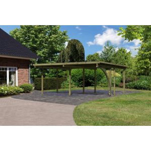 Doppelcarport »Eco 1 Variante B«, Außenmaß BxT: 527 x 387 cm