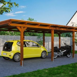 Skanholz Einzelcarport »Emsland«, 223 cm Einfahrtshöhe