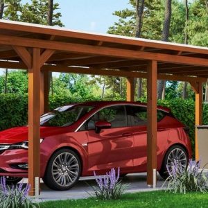 Skanholz Einzelcarport »Emsland«, 223 cm Einfahrtshöhe