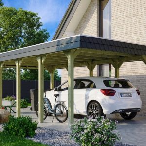 Skanholz Einzelcarport »Spreewald«, 209 cm Einfahrtshöhe