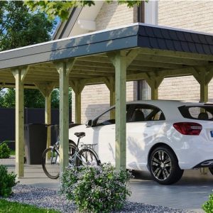 Skanholz Einzelcarport »Spreewald«, 209 cm Einfahrtshöhe