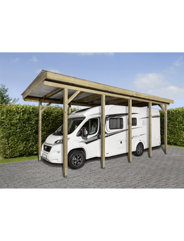 Carport »Hamburg 1«, Außenmaß BxT: 604 x 504 cm
