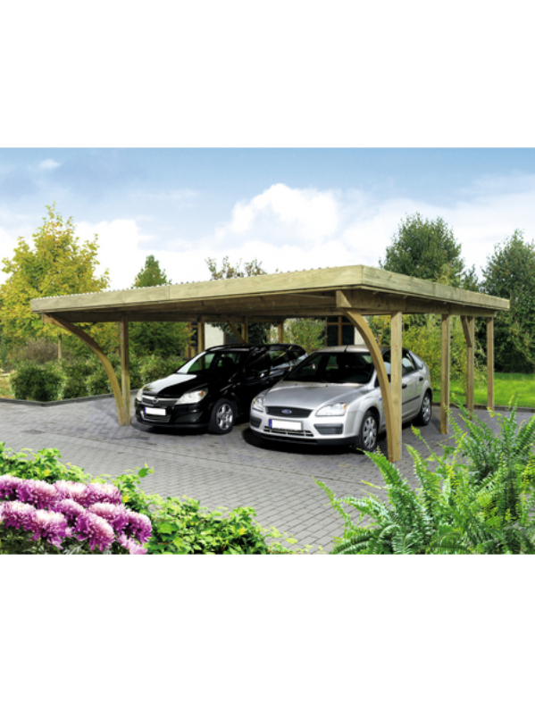 Carport »Köln 2«, Außenmaß BxT: 551 x 556 cm