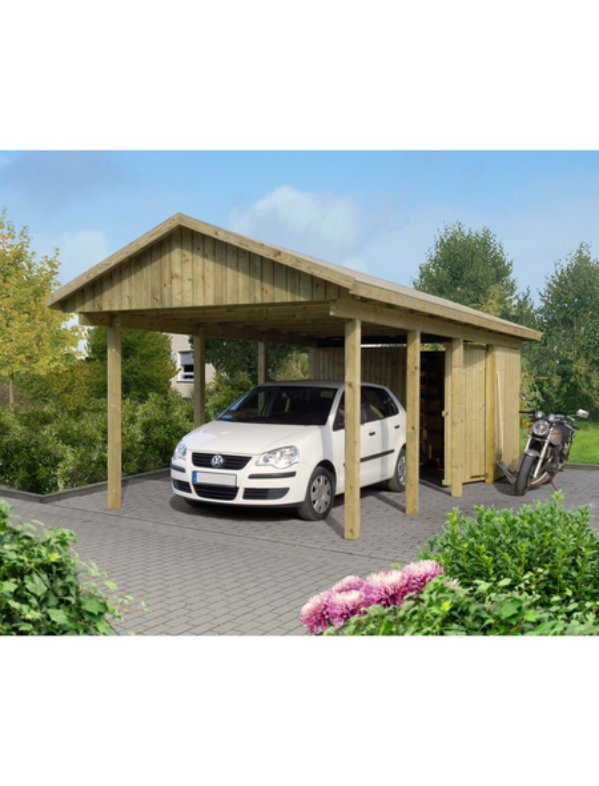 Carport »Lübeck 2«, Außenmaß BxT: 294 x 658 cm