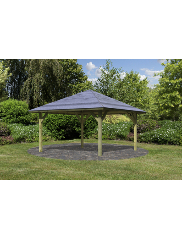 Carport »Pavillon Carport«, Außenmaß BxT: 706,5 x 359 cm