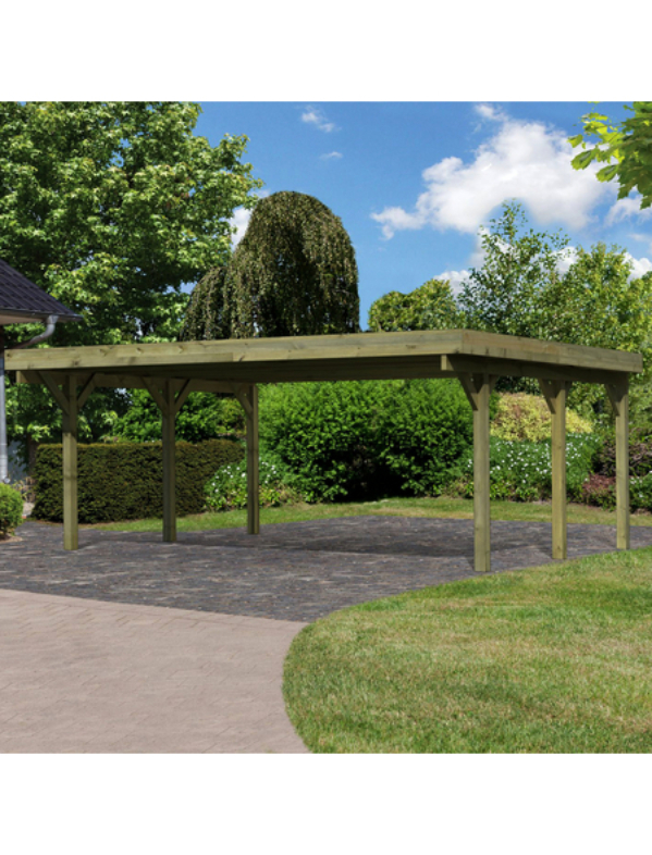 Doppelcarport »Classic 1«, Außenmaß BxT: 563 x 394,5 cm
