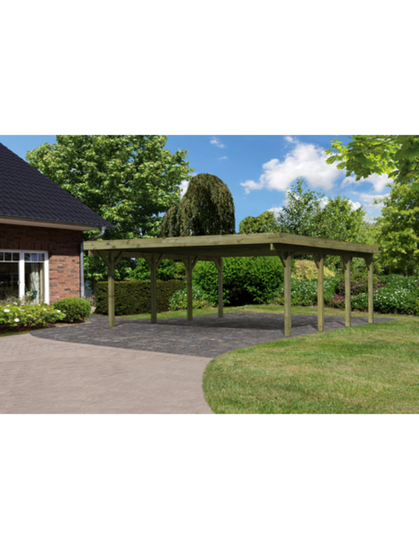 Doppelcarport »Classic 2 Variante A«, Außenmaß BxT: 563 x 586 cm