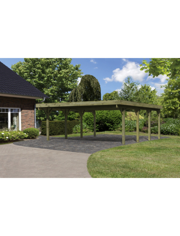Doppelcarport »Classic 2 Variante A«, Außenmaß BxT: 563 x 586 cm