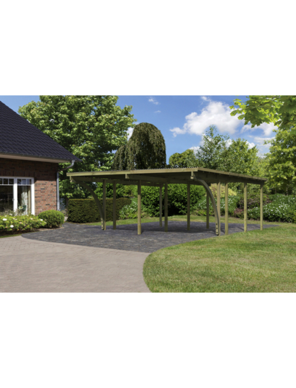 Doppelcarport »Eco 2 Variante C«, Außenmaß BxT: 527 x 576 cm