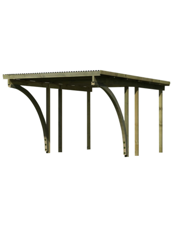 Einzelcarport »Eco 1 Variante C«, Außenmaß BxT: 268 x 387 cm