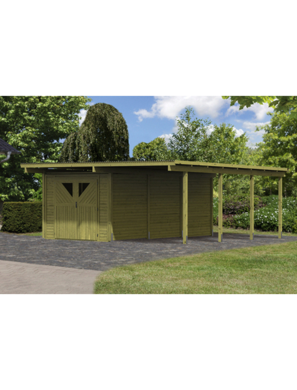Einzelcarport »Eco«, Außenmaß BxT: 527 x 576 cm