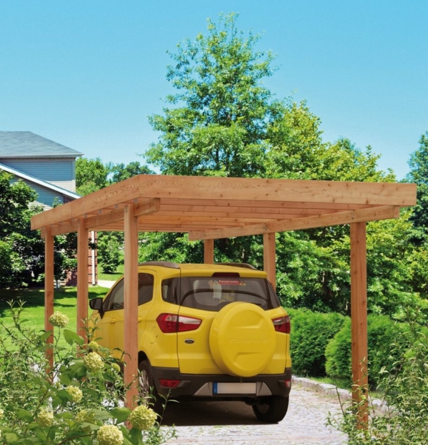 Kiehn-Holz Einzelcarport »Berlin«, 207 cm Einfahrtshöhe