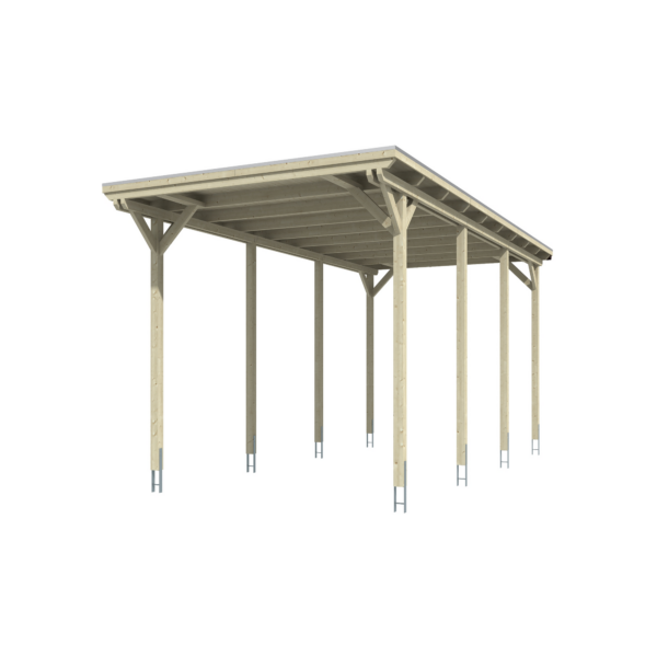 SKAN HOLZ Caravan-Carport ‚Emsland‘ 404 x 846 cm unbehandelt