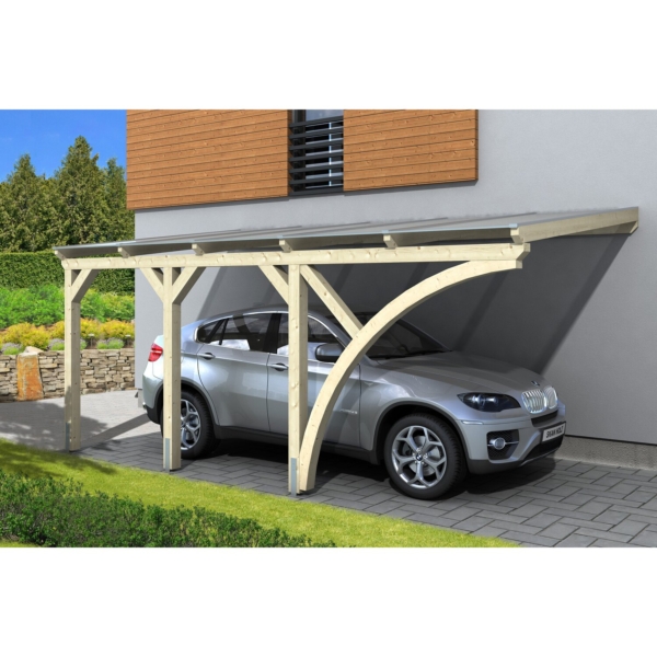 Skan Holz Carport Eifel 300 cm x 541 cm Natur kaufen bei OBI