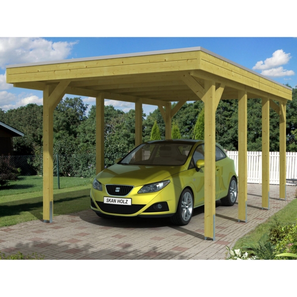 Skan Holz Carport Friesland 314 cm x 555 cm kaufen bei OBI