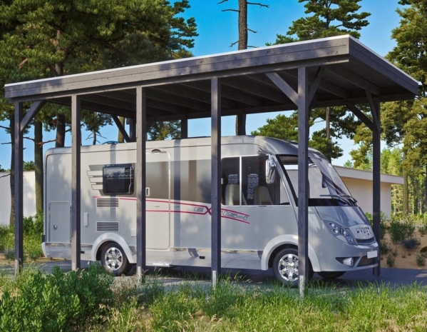Skanholz Einzelcarport »Caravan-Friesland«, 350 cm Einfahrtshöhe