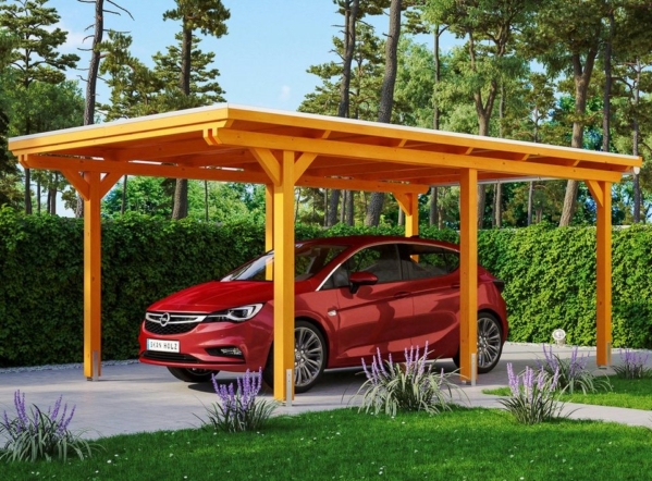 Skanholz Einzelcarport »Emsland«, 223 cm Einfahrtshöhe