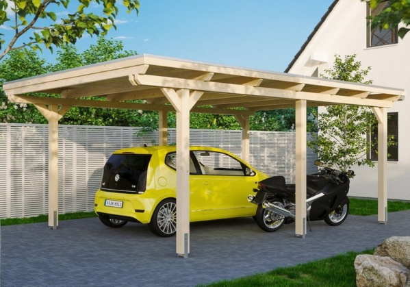 Skanholz Einzelcarport »Emsland«, 223 cm Einfahrtshöhe