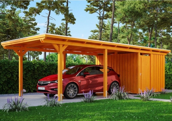 Skanholz Einzelcarport »Emsland«, 223 cm Einfahrtshöhe