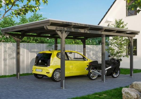 Skanholz Einzelcarport »Emsland«, 223 cm Einfahrtshöhe