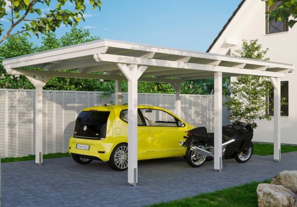 Skanholz Einzelcarport »Emsland«, 223 cm Einfahrtshöhe