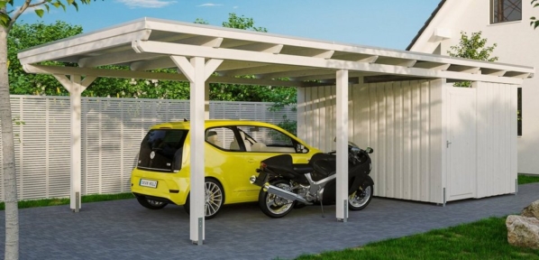 Skanholz Einzelcarport »Emsland«, 223 cm Einfahrtshöhe