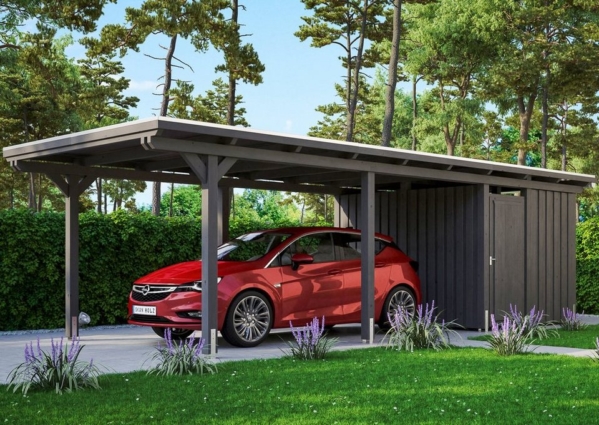 Skanholz Einzelcarport »Emsland«, 223 cm Einfahrtshöhe