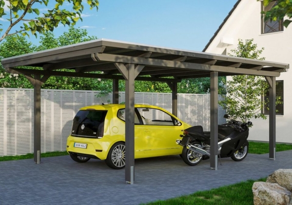 Skanholz Einzelcarport »Emsland«, 223 cm Einfahrtshöhe