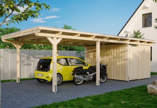 Skanholz Einzelcarport »Emsland«, 223 cm Einfahrtshöhe