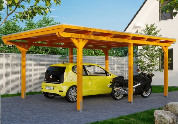 Skanholz Einzelcarport »Emsland«, 223 cm Einfahrtshöhe