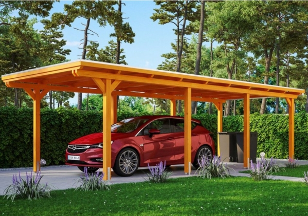 Skanholz Einzelcarport »Emsland«, 223 cm Einfahrtshöhe