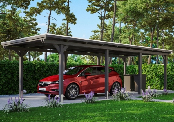 Skanholz Einzelcarport »Emsland«, 223 cm Einfahrtshöhe