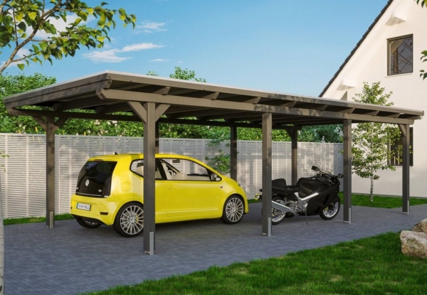 Skanholz Einzelcarport »Emsland«, 223 cm Einfahrtshöhe