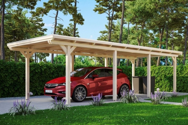 Skanholz Einzelcarport »Emsland«, 223 cm Einfahrtshöhe