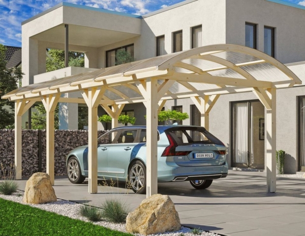 Skanholz Einzelcarport »Franken«, 220 cm Einfahrtshöhe