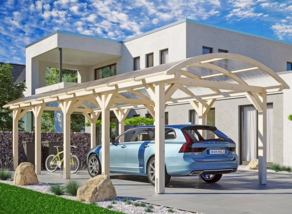 Skanholz Einzelcarport »Franken«, 220 cm Einfahrtshöhe