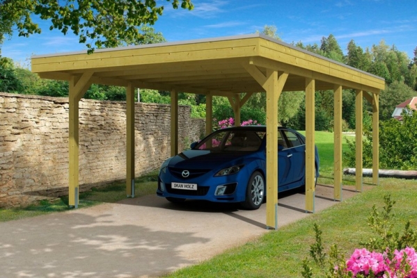 Skanholz Einzelcarport »Friesland«, 207 cm Einfahrtshöhe