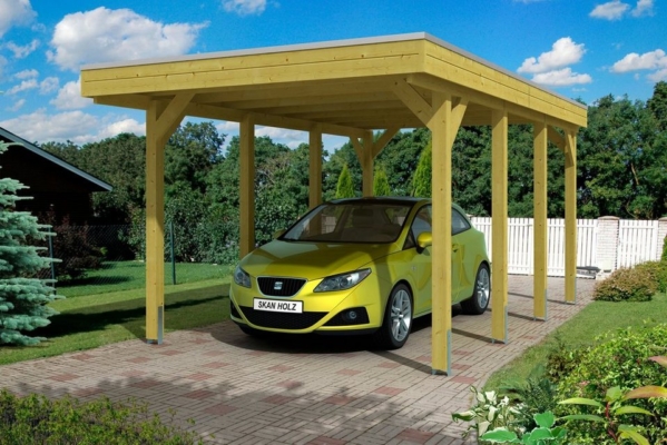 Skanholz Einzelcarport »Friesland«, 210 cm Einfahrtshöhe