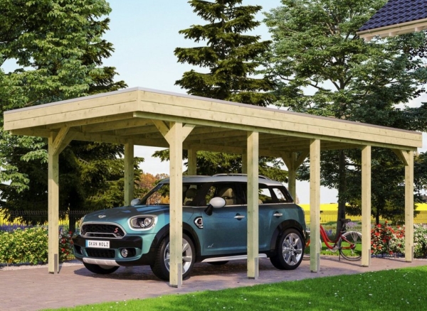 Skanholz Einzelcarport »Friesland«, 221 cm Einfahrtshöhe