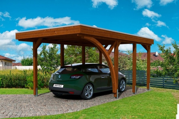 Skanholz Einzelcarport »Friesland 5«, 210 cm Einfahrtshöhe