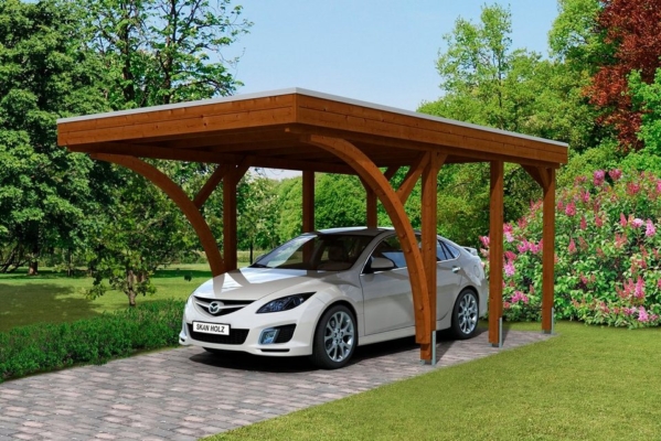 Skanholz Einzelcarport »Friesland 6«, 210 cm Einfahrtshöhe