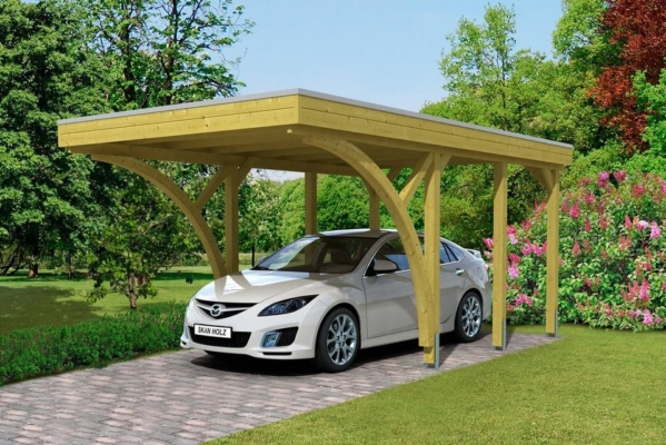Skanholz Einzelcarport »Friesland 6«, 210 cm Einfahrtshöhe