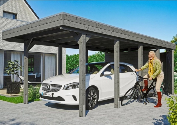Skanholz Einzelcarport »Friesland Set 2«, 221 cm Einfahrtshöhe