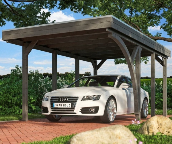 Skanholz Einzelcarport »Friesland Set 5«, 221 cm Einfahrtshöhe