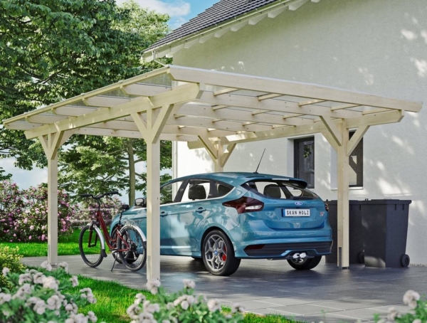 Skanholz Einzelcarport »Odenwald«, 220 cm Einfahrtshöhe