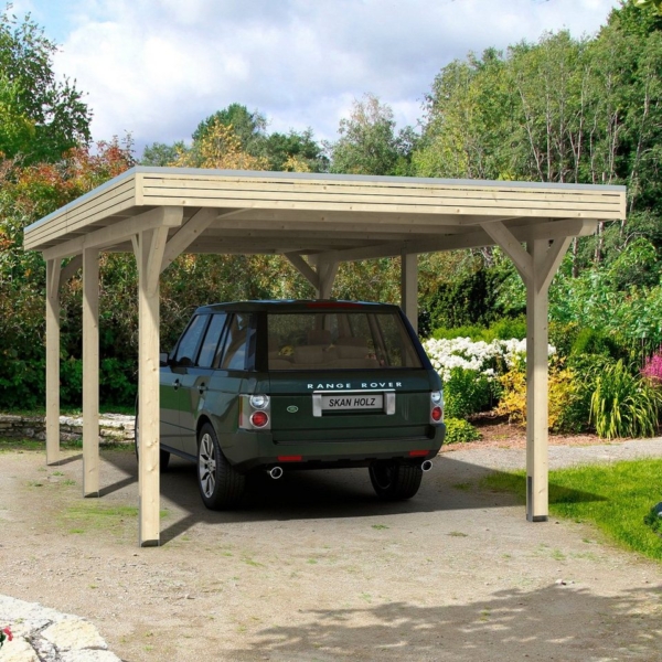 Skanholz Einzelcarport »Spessart«, 220 cm Einfahrtshöhe