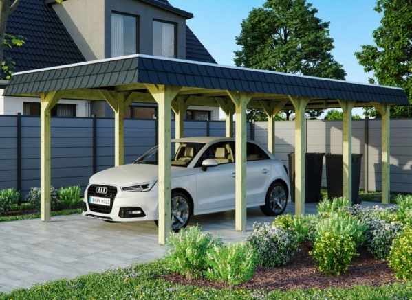 Skanholz Einzelcarport »Spreewald«, 206 cm Einfahrtshöhe