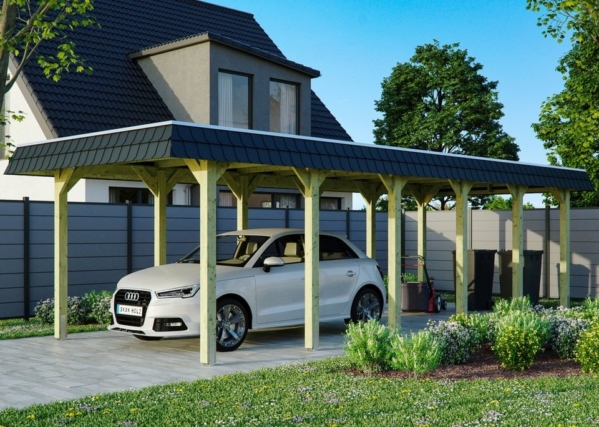 Skanholz Einzelcarport »Spreewald«, 206 cm Einfahrtshöhe
