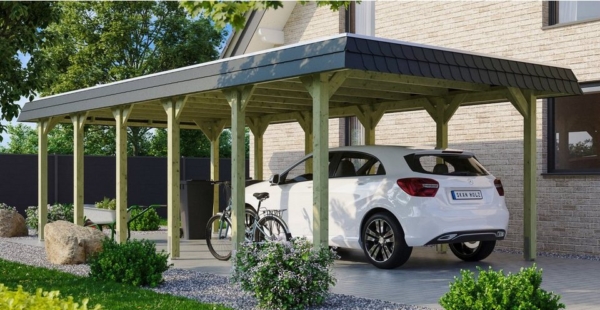 Skanholz Einzelcarport »Spreewald«, 209 cm Einfahrtshöhe