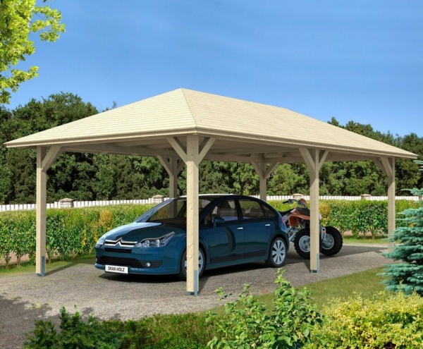 Skanholz Einzelcarport »Taunus«, 218 cm Einfahrtshöhe